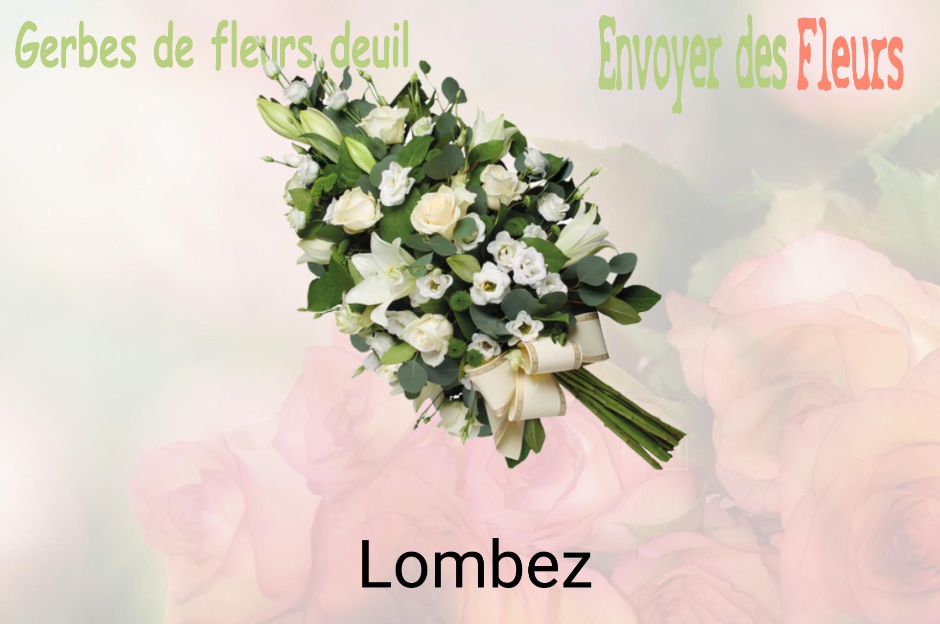 Gerbe de fleurs de deuil livrée à Lombez